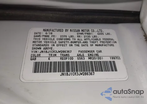 2018 Nissan Rogue Sport Sv z USA, uszkodzony, nr VIN JN1BJ1CR3JW286367